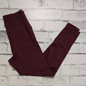 American Eagle Everything Pocket Legging Burgundy High Rise - Size M